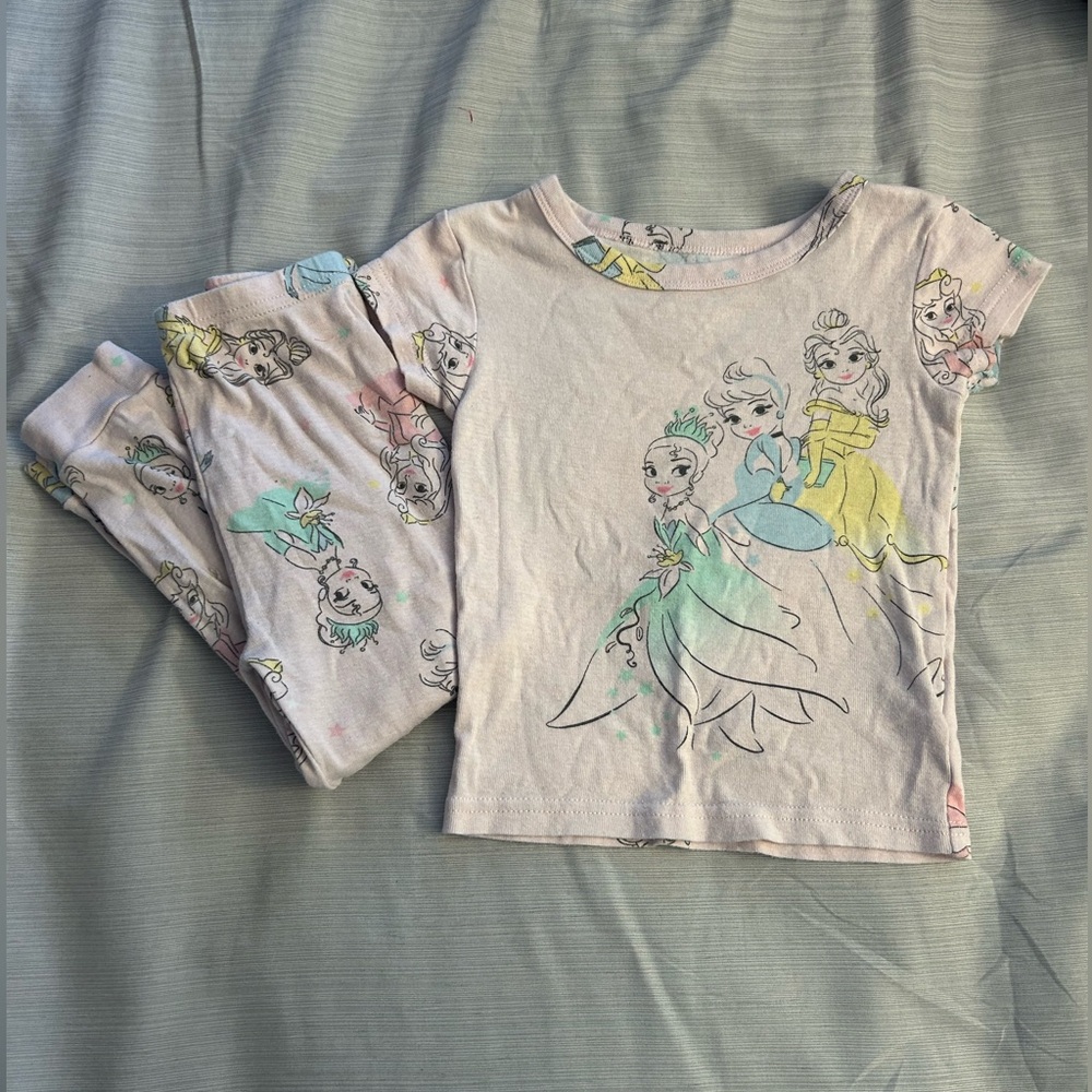 Disney Princess Pajama Top with Pastel Accents
